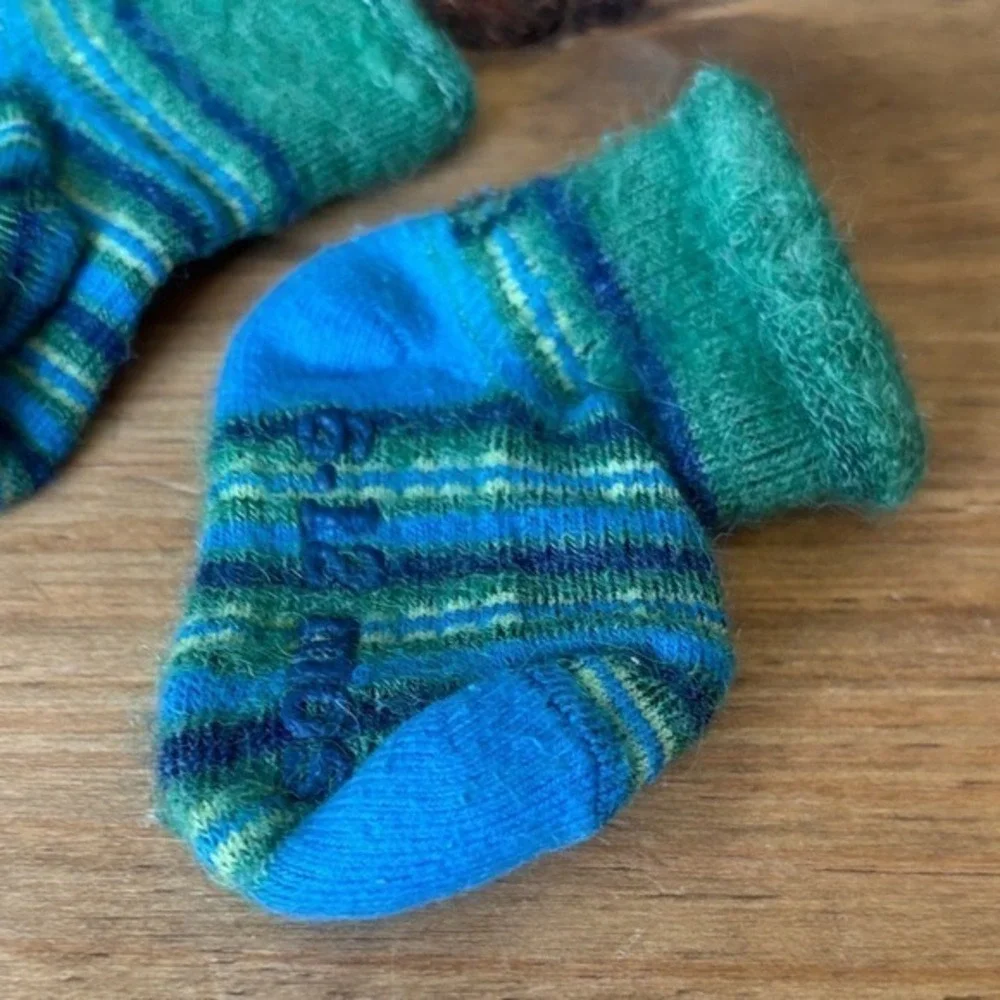 Winter Baby Socks 6-12 months (2‎ Pairs)